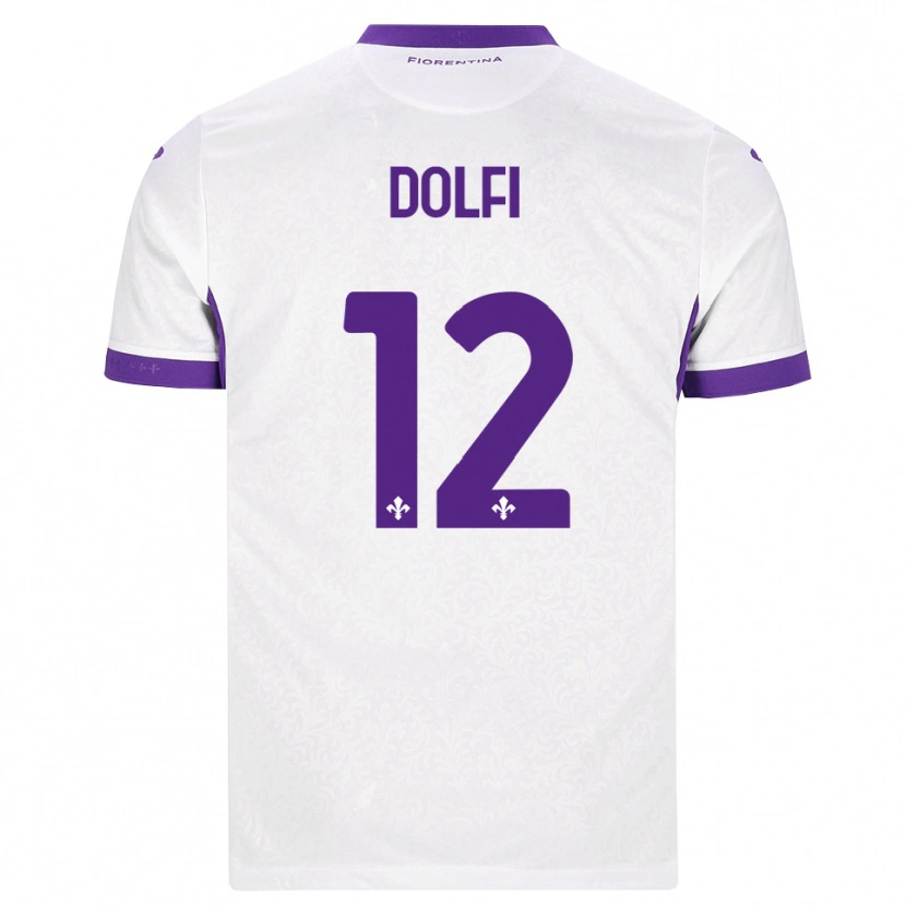 Danxen Dames Brando Dolfi #12 Wit Paars Uitshirt Uittenue 2026/27 T-Shirt