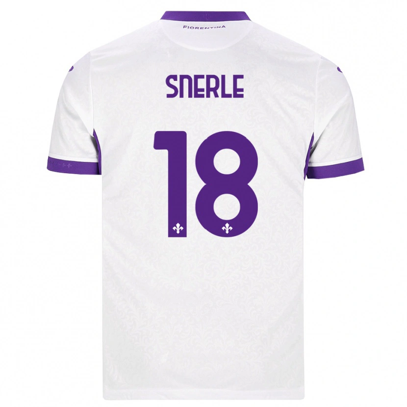 Danxen Dames Emma Strøm Snerle #18 Wit Paars Uitshirt Uittenue 2026/27 T-Shirt