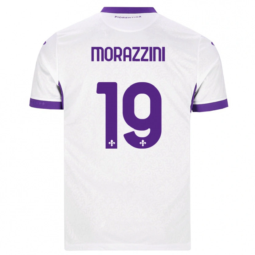 Danxen Dames Luigi Morazzini #19 Wit Paars Uitshirt Uittenue 2026/27 T-Shirt