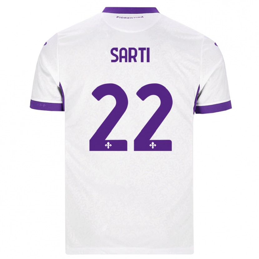 Danxen Dames Alessia Sarti #22 Wit Paars Uitshirt Uittenue 2026/27 T-Shirt