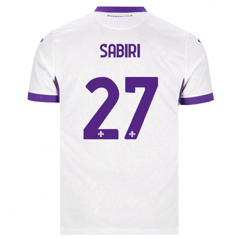 Danxen Dames Abdelhamid Sabiri #27 Wit Paars Uitshirt Uittenue 2026/27 T-Shirt