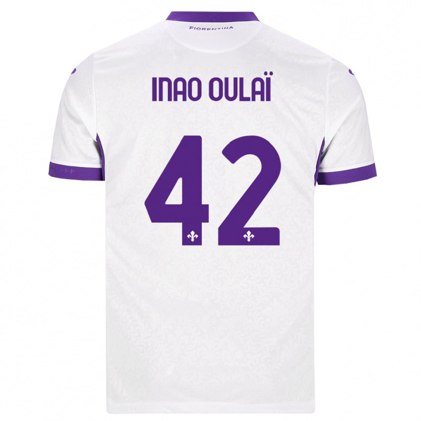 Danxen Dames Christ Inao Oulaï #42 Wit Paars Uitshirt Uittenue 2026/27 T-Shirt