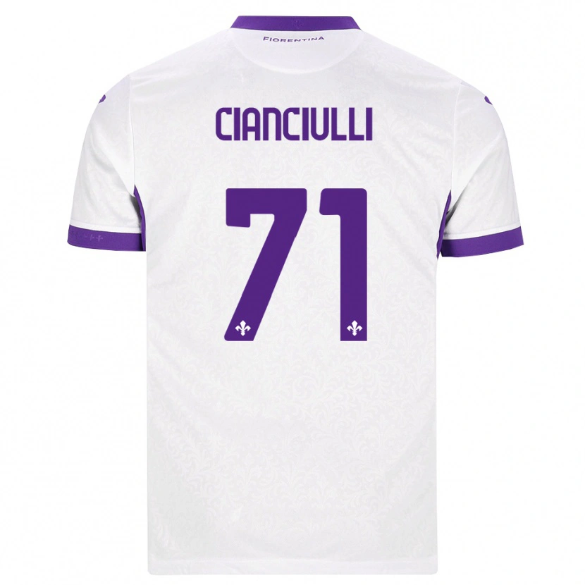 Danxen Dames Salvatore Cianciulli #71 Wit Paars Uitshirt Uittenue 2026/27 T-Shirt