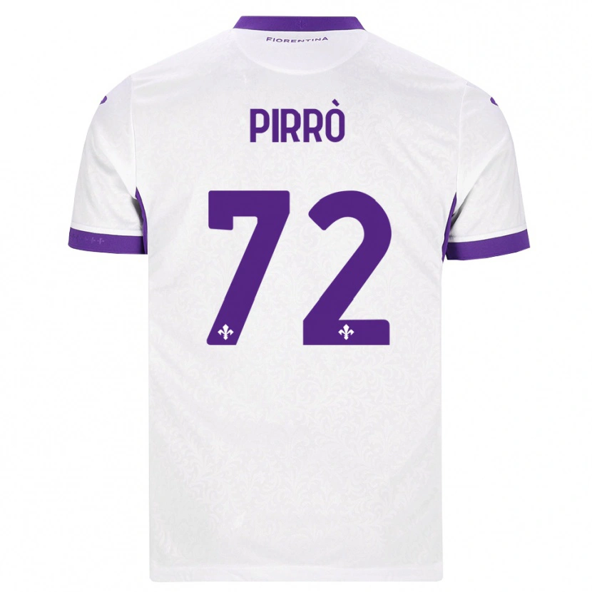 Danxen Dames Antonio Pirrò #72 Wit Paars Uitshirt Uittenue 2026/27 T-Shirt