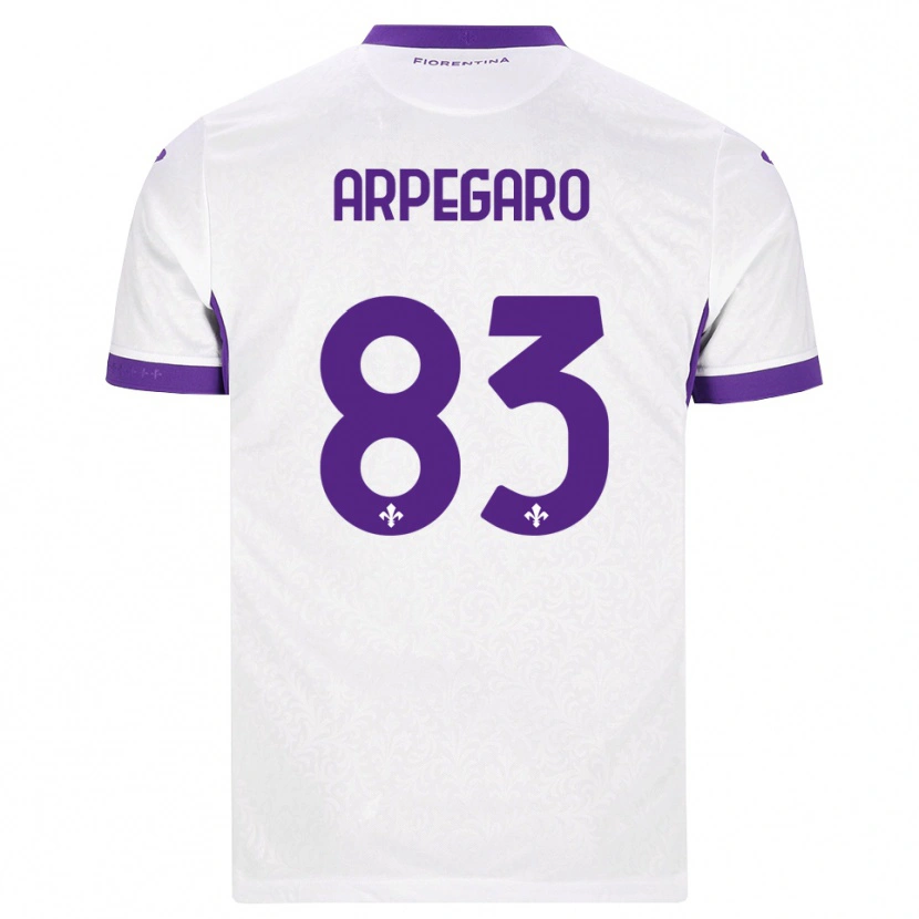Danxen Dames Sofia Arpegaro #83 Wit Paars Uitshirt Uittenue 2026/27 T-Shirt
