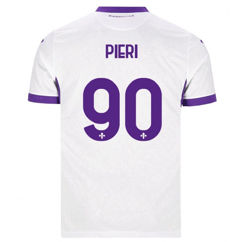 Danxen Dames Arianna Pieri #90 Wit Paars Uitshirt Uittenue 2026/27 T-Shirt