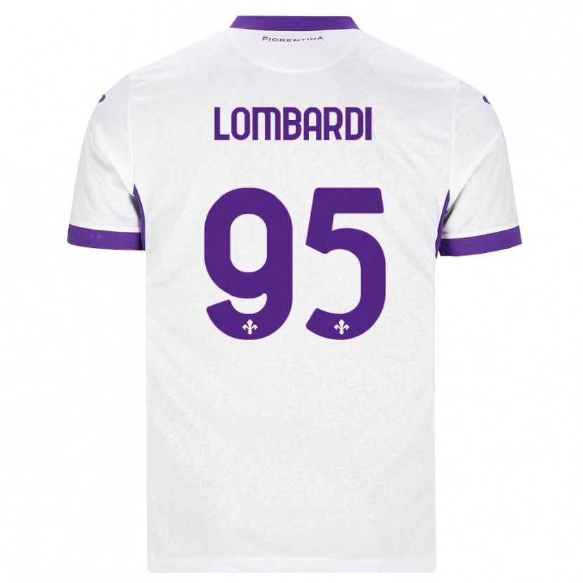 Danxen Dames Emma Lombardi #95 Wit Paars Uitshirt Uittenue 2026/27 T-Shirt