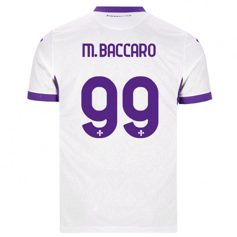 Danxen Dames Giulia Maria Baccaro #99 Wit Paars Uitshirt Uittenue 2026/27 T-Shirt