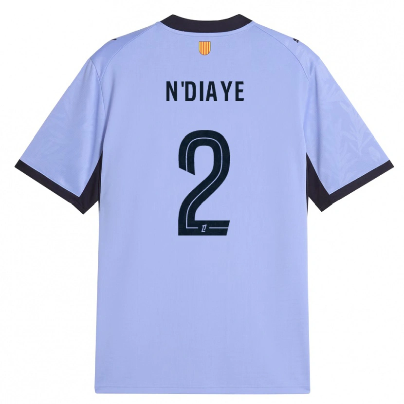 Danxen Dames Osmane N'diaye #2 Lavendel Zwart Thuisshirt Derde Tenue 2026/27 T-Shirt