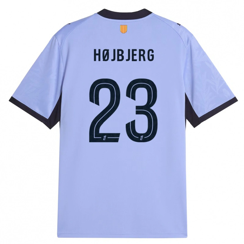 Danxen Dames Pierre-Emile Højbjerg #23 Lavendel Zwart Thuisshirt Derde Tenue 2026/27 T-Shirt