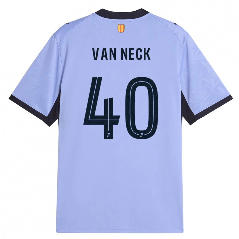 Danxen Dames Jelle Van Neck #40 Lavendel Zwart Thuisshirt Derde Tenue 2026/27 T-Shirt