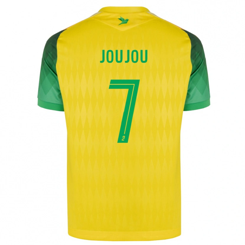 Danxen Dames Antoine Joujou #7 Geel Groen Rood Thuisshirt Thuistenue 2026/27 T-Shirt