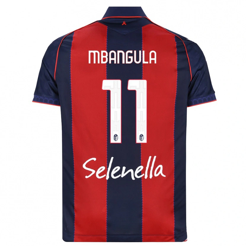 Danxen Dames Samuel Mbangula #11 Koninklijk Blauw Rood Wit Thuisshirt Thuistenue 2026/27 T-Shirt