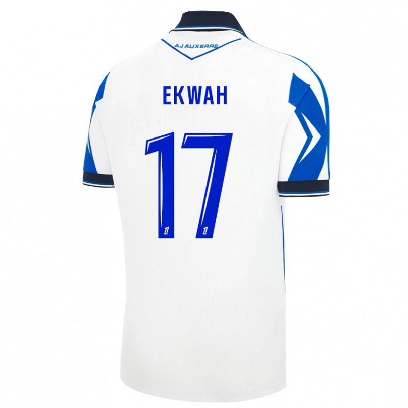 Danxen Dames Pierre Ekwah #17 Zwart Wit Blauw Thuisshirt Thuistenue 2026/27 T-Shirt