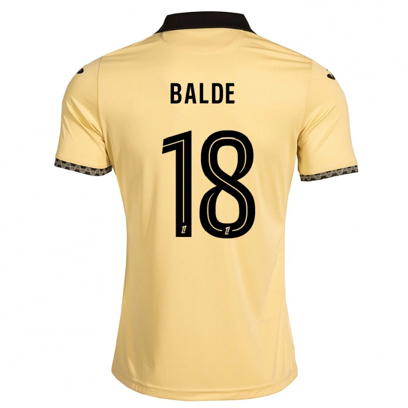 Danxen Dames Ibrahima Baldé #18 Navajo Wit Zwart Uitshirt Uittenue 2026/27 T-Shirt
