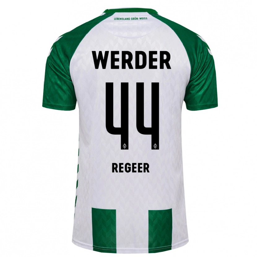 Danxen Kinderen Youri Regeer #44 Groen Wit Thuisshirt Thuistenue 2026/27 T-Shirt