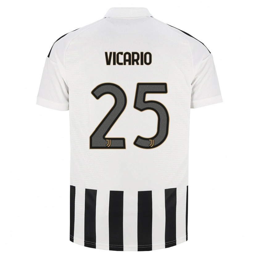 Danxen Kinderen Guglielmo Vicario #25 Zwart Wit Bruin Thuisshirt Thuistenue 2026/27 T-Shirt