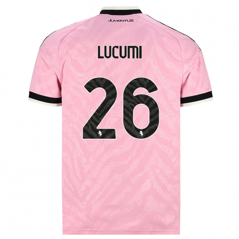 Danxen Kinderen Jhon Lucumí #26 Roze Zwart Uitshirt Uittenue 2026/27 T-Shirt
