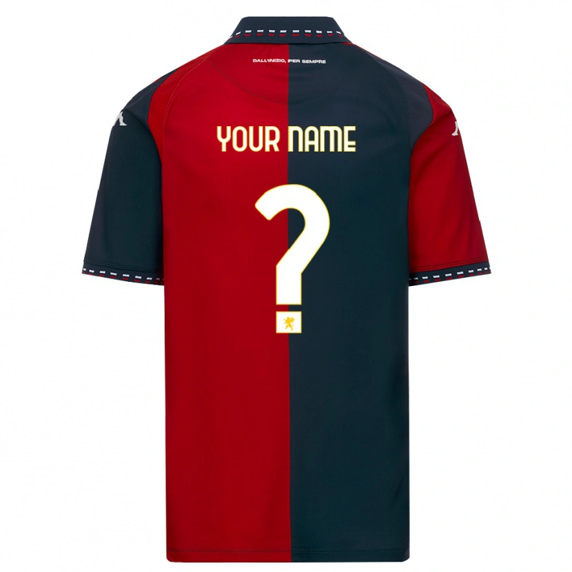 Danxen Kinderen Uw Naam #0 Rood Zwart Wit Thuisshirt Thuistenue 2026/27 T-Shirt
