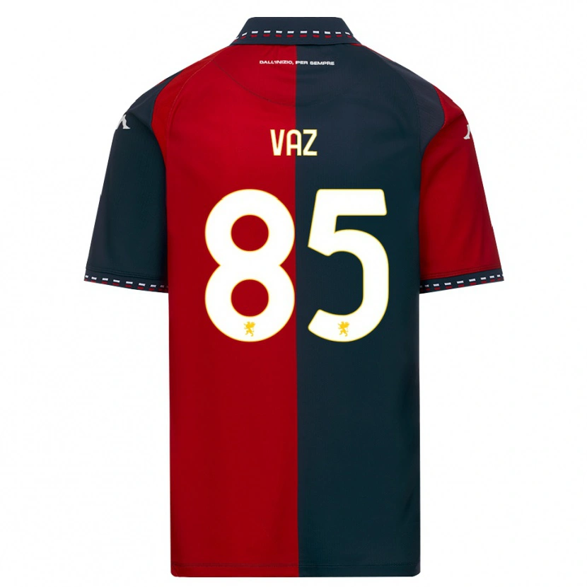 Danxen Kinderen Marcelo Vaz #85 Rood Zwart Wit Thuisshirt Thuistenue 2026/27 T-Shirt