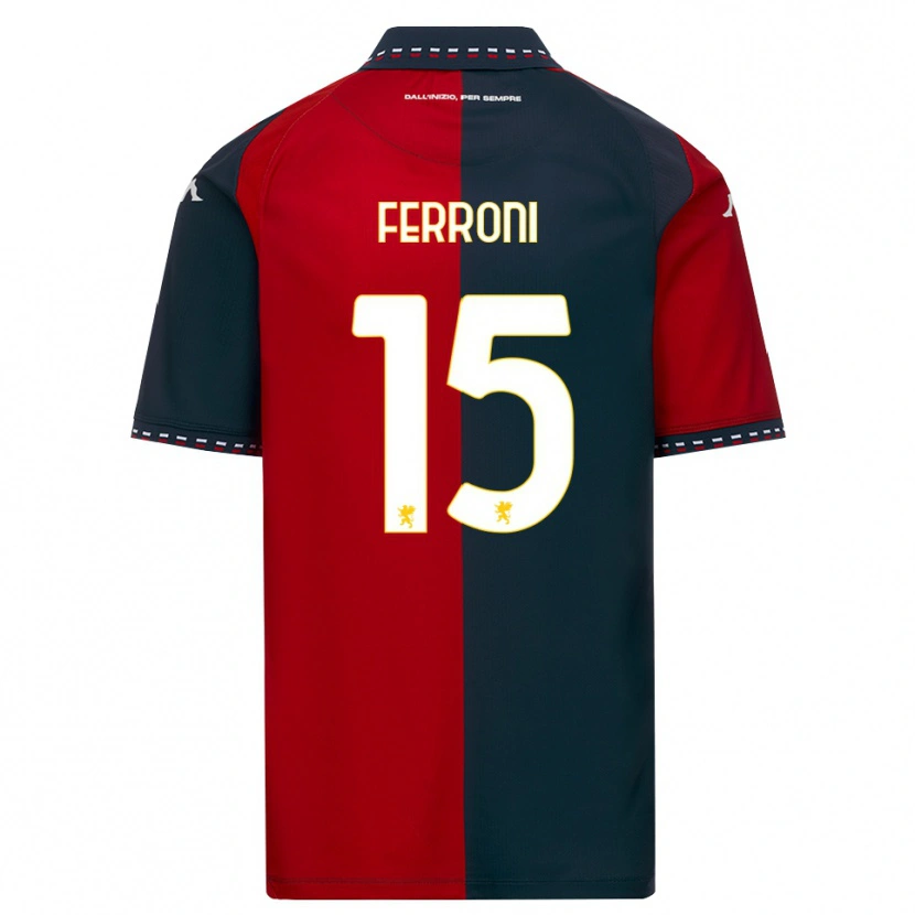Danxen Kinderen Leonardo Ferroni #15 Rood Zwart Wit Thuisshirt Thuistenue 2026/27 T-Shirt