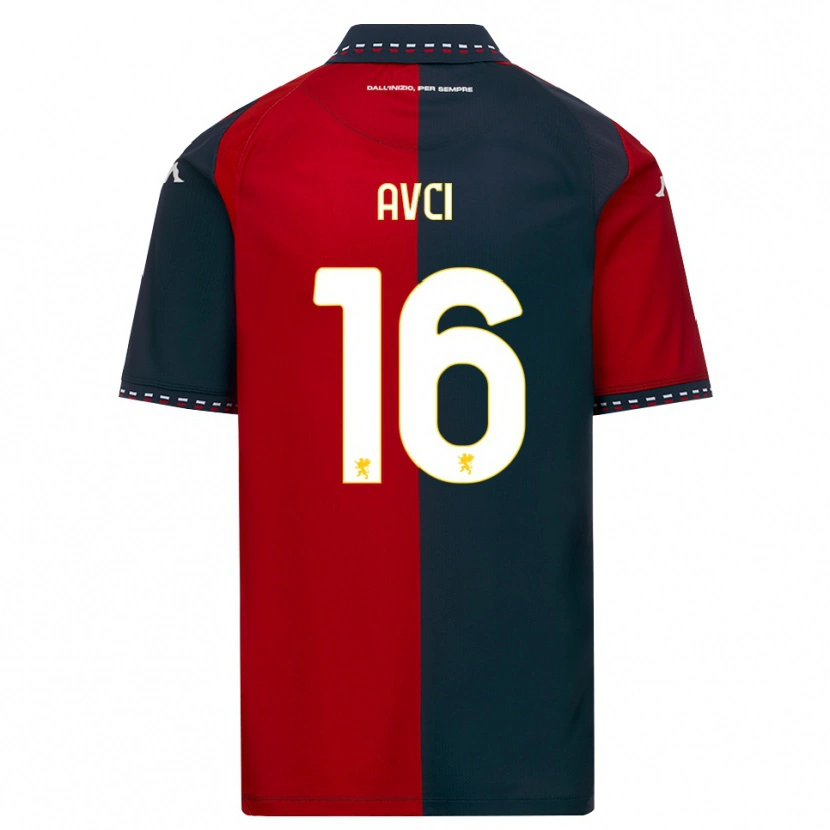 Danxen Kinderen Bora Avci #16 Rood Zwart Wit Thuisshirt Thuistenue 2026/27 T-Shirt