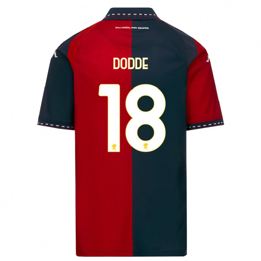 Danxen Kinderen Filippo Dodde #18 Rood Zwart Wit Thuisshirt Thuistenue 2026/27 T-Shirt