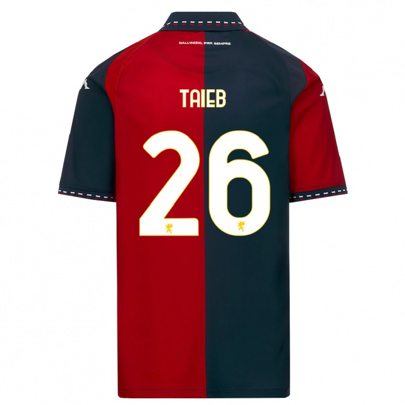Danxen Kinderen Chad Taieb #26 Rood Zwart Wit Thuisshirt Thuistenue 2026/27 T-Shirt