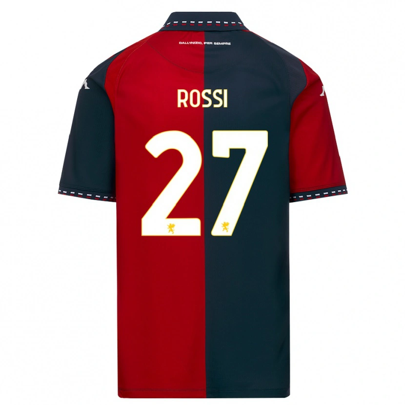 Danxen Kinderen Lucrezia Rossi #27 Rood Zwart Wit Thuisshirt Thuistenue 2026/27 T-Shirt