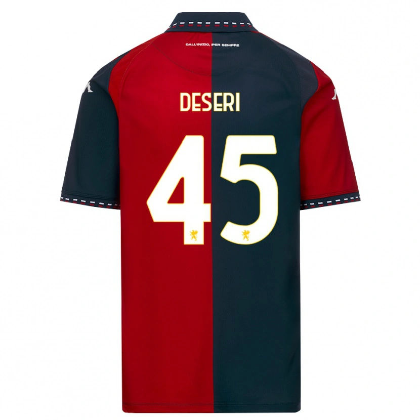 Danxen Kinderen Gracien Deseri #45 Rood Zwart Wit Thuisshirt Thuistenue 2026/27 T-Shirt