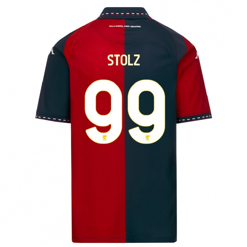 Danxen Kinderen Franz Stolz #99 Rood Zwart Wit Thuisshirt Thuistenue 2026/27 T-Shirt