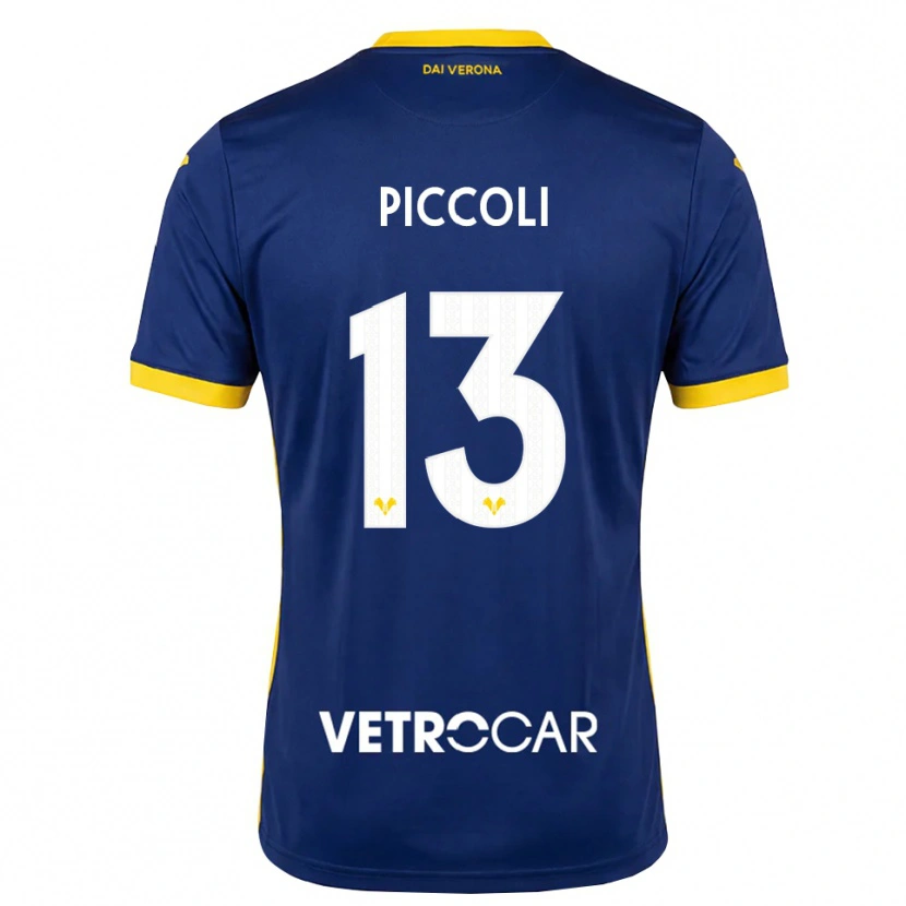 Danxen Kinderen Thomas Piccoli #13 Koninklijk Blauw Geel Wit Thuisshirt Thuistenue 2026/27 T-Shirt