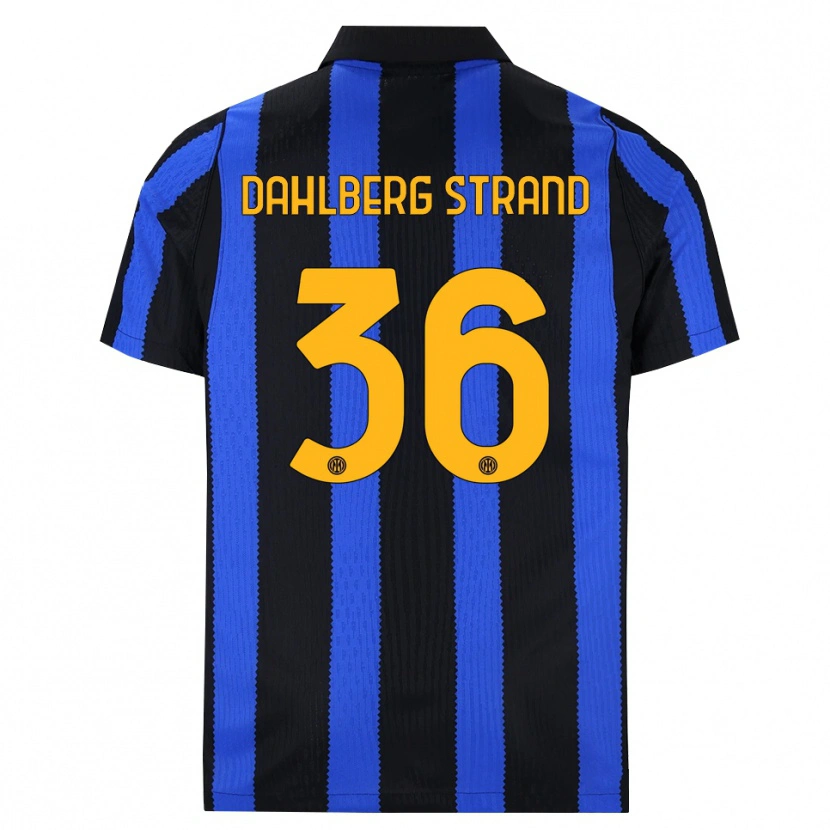 Danxen Kinderen Jonas Dahlberg Strand #36 Zwart Blauw Geel Thuisshirt Thuistenue 2026/27 T-Shirt