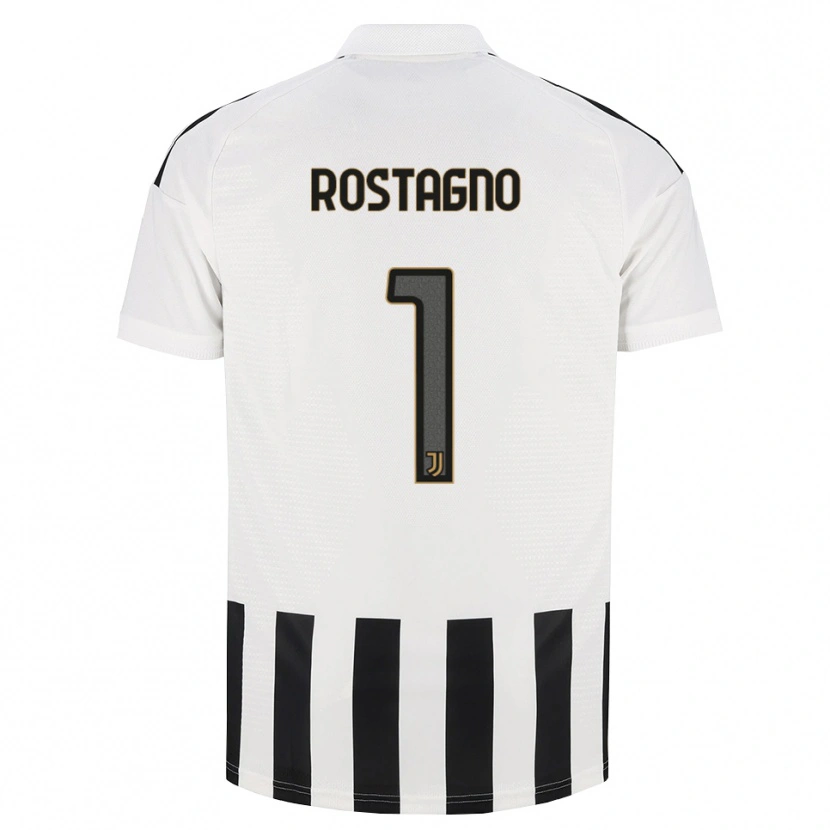 Danxen Kinderen Alberto Rostagno #1 Zwart Wit Bruin Thuisshirt Thuistenue 2026/27 T-Shirt