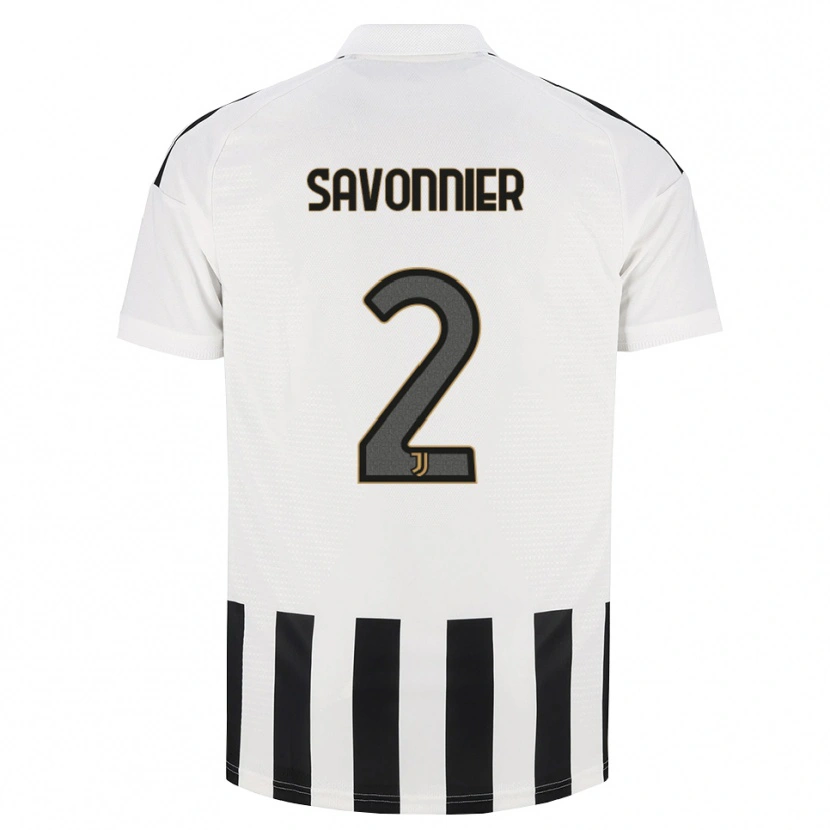 Danxen Kinderen Nelson Savonnier #2 Zwart Wit Bruin Thuisshirt Thuistenue 2026/27 T-Shirt