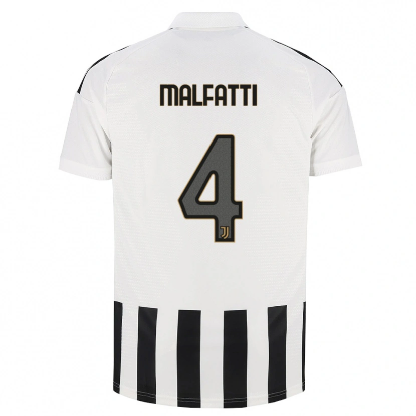 Danxen Kinderen Tiago Malfatti #4 Zwart Wit Bruin Thuisshirt Thuistenue 2026/27 T-Shirt