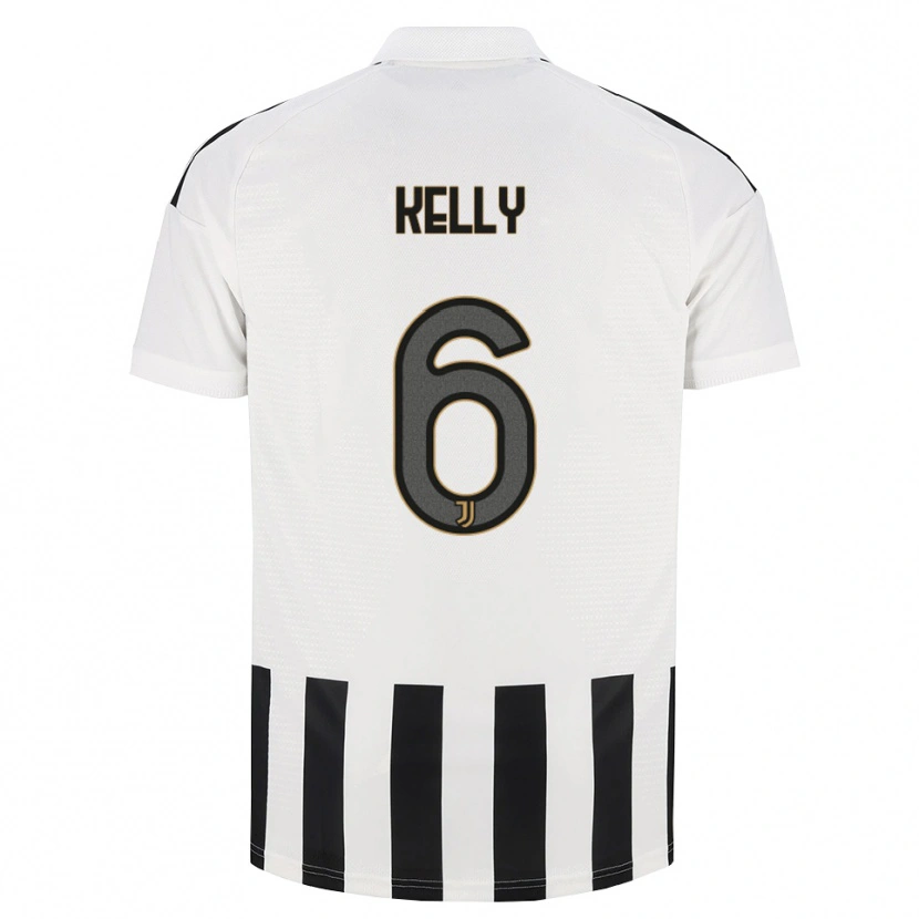 Danxen Kinderen Lloyd Kelly #6 Zwart Wit Bruin Thuisshirt Thuistenue 2026/27 T-Shirt