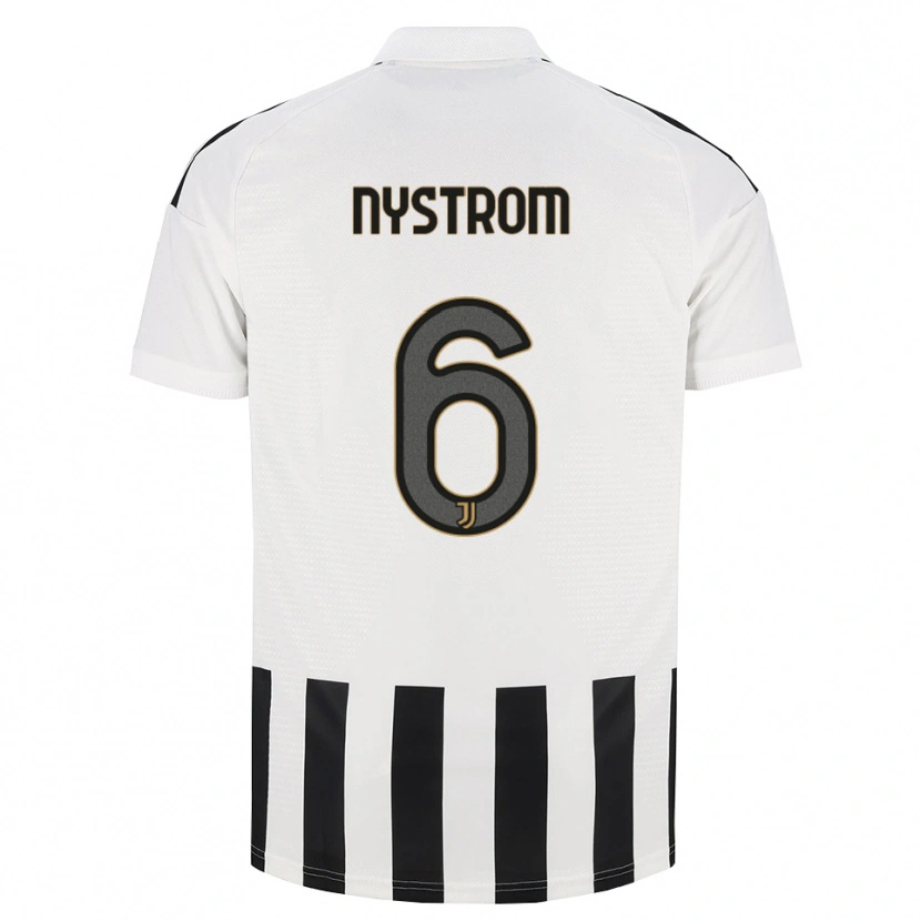 Danxen Kinderen Paulina Nyström #6 Zwart Wit Bruin Thuisshirt Thuistenue 2026/27 T-Shirt