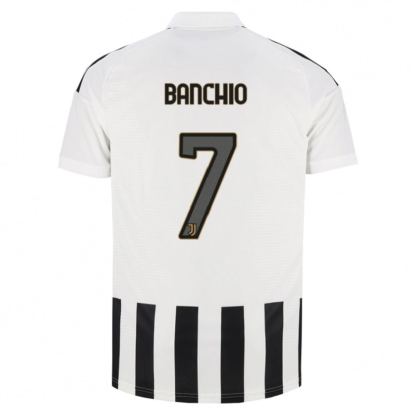 Danxen Kinderen Gianluca Banchio #7 Zwart Wit Bruin Thuisshirt Thuistenue 2026/27 T-Shirt