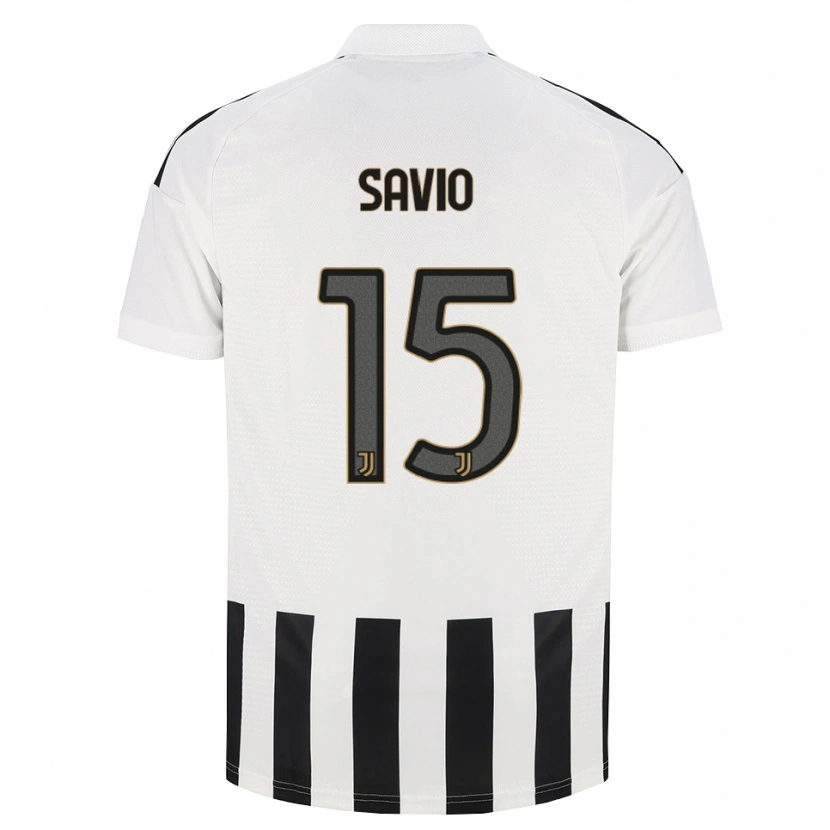 Danxen Kinderen Federico Savio #15 Zwart Wit Bruin Thuisshirt Thuistenue 2026/27 T-Shirt