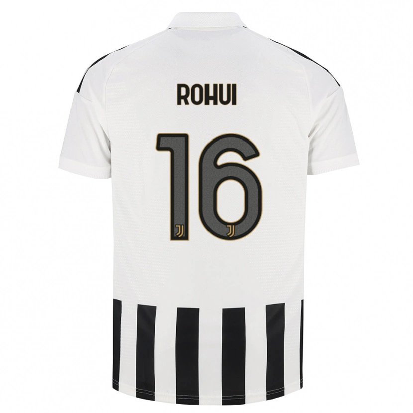 Danxen Kinderen Jonas Rohui #16 Zwart Wit Bruin Thuisshirt Thuistenue 2026/27 T-Shirt