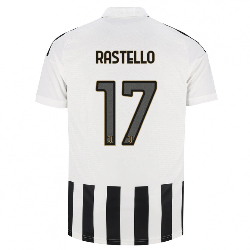 Danxen Kinderen Edoardo Rastello #17 Zwart Wit Bruin Thuisshirt Thuistenue 2026/27 T-Shirt