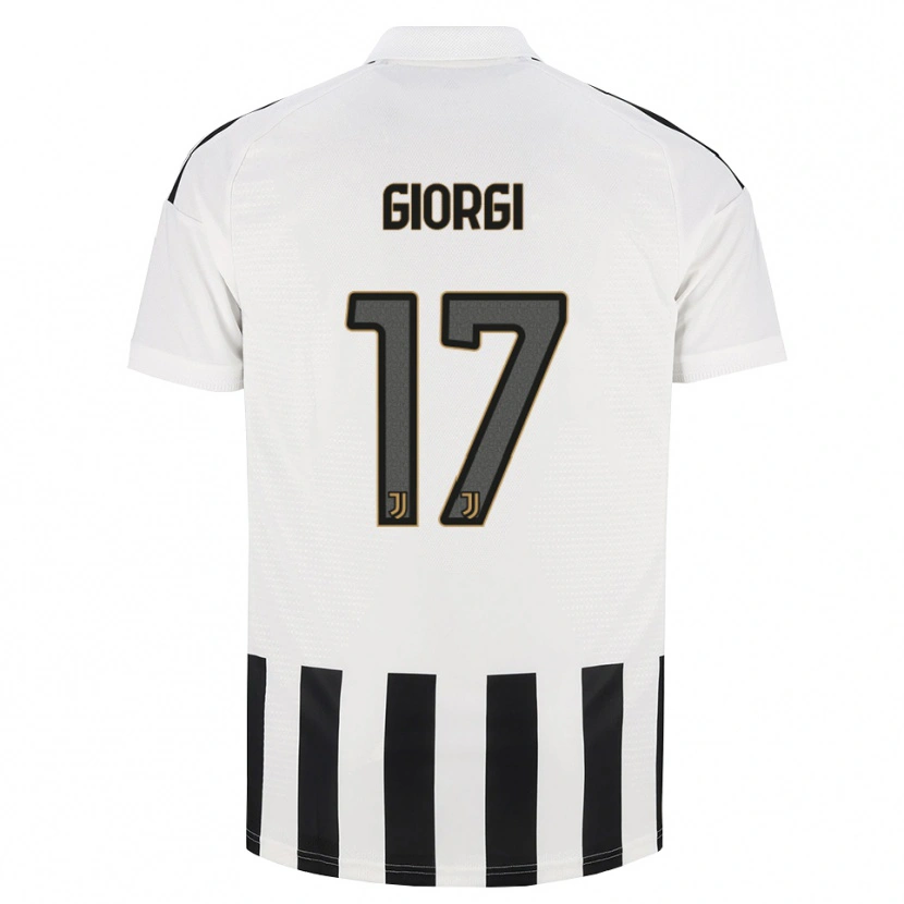 Danxen Kinderen Lorenzo Giorgi #17 Zwart Wit Bruin Thuisshirt Thuistenue 2026/27 T-Shirt