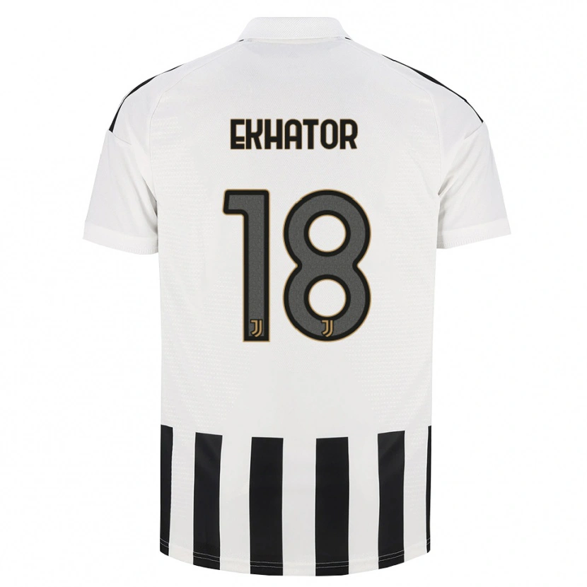 Danxen Kinderen Jeff Ekhator #18 Zwart Wit Bruin Thuisshirt Thuistenue 2026/27 T-Shirt