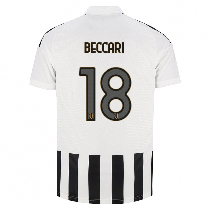 Danxen Kinderen Chiara Beccari #18 Zwart Wit Bruin Thuisshirt Thuistenue 2026/27 T-Shirt