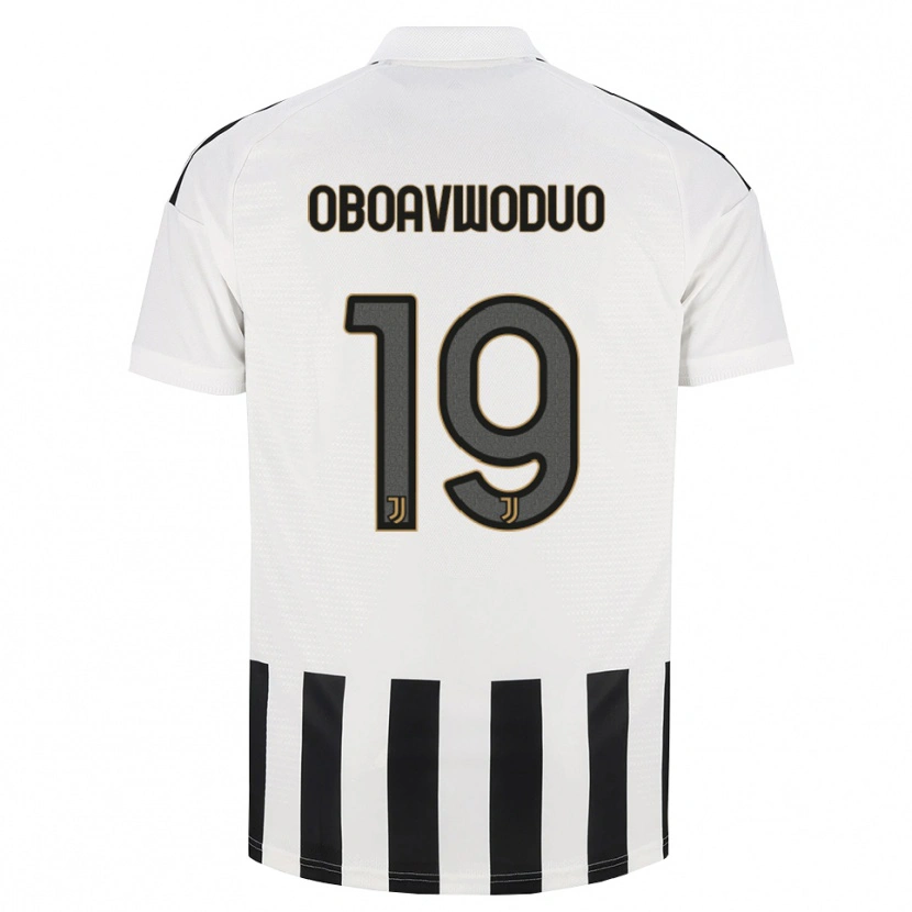 Danxen Kinderen Justin Oboavwoduo #19 Zwart Wit Bruin Thuisshirt Thuistenue 2026/27 T-Shirt