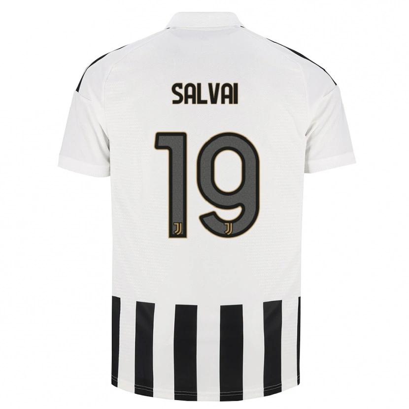 Danxen Kinderen Pietro Salvai #19 Zwart Wit Bruin Thuisshirt Thuistenue 2026/27 T-Shirt