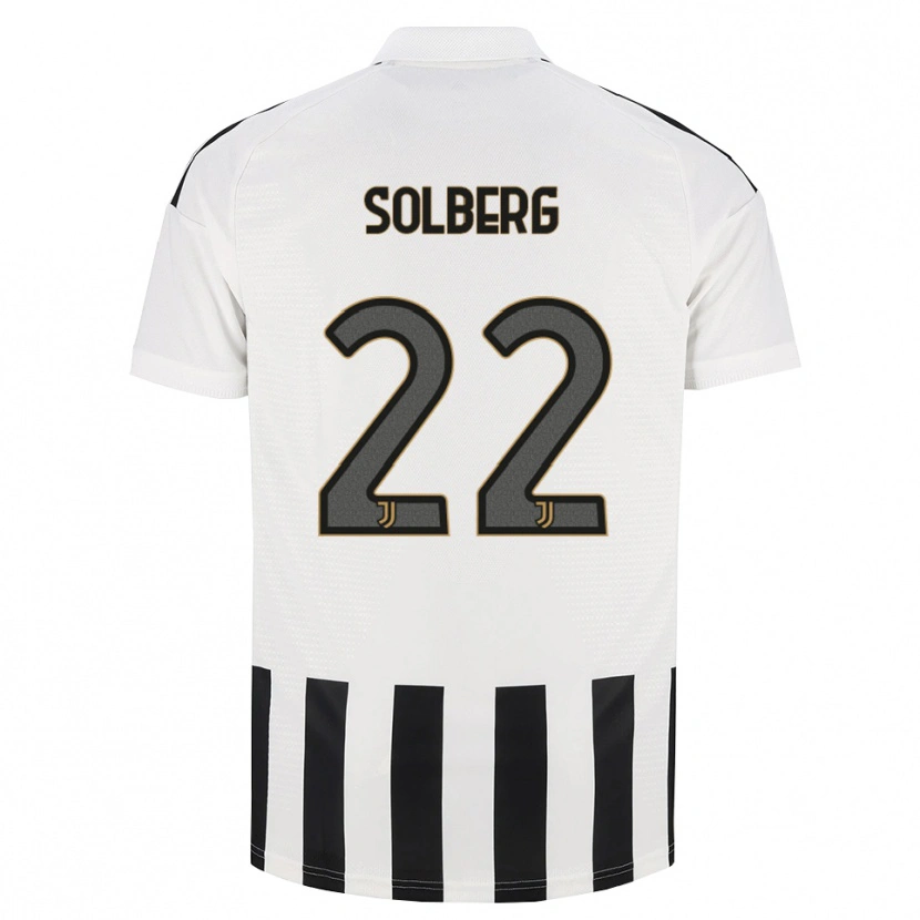 Danxen Kinderen Elias Solberg #22 Zwart Wit Bruin Thuisshirt Thuistenue 2026/27 T-Shirt