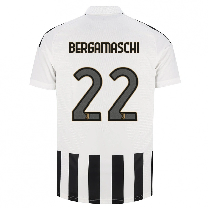 Danxen Kinderen Valentina Bergamaschi #22 Zwart Wit Bruin Thuisshirt Thuistenue 2026/27 T-Shirt