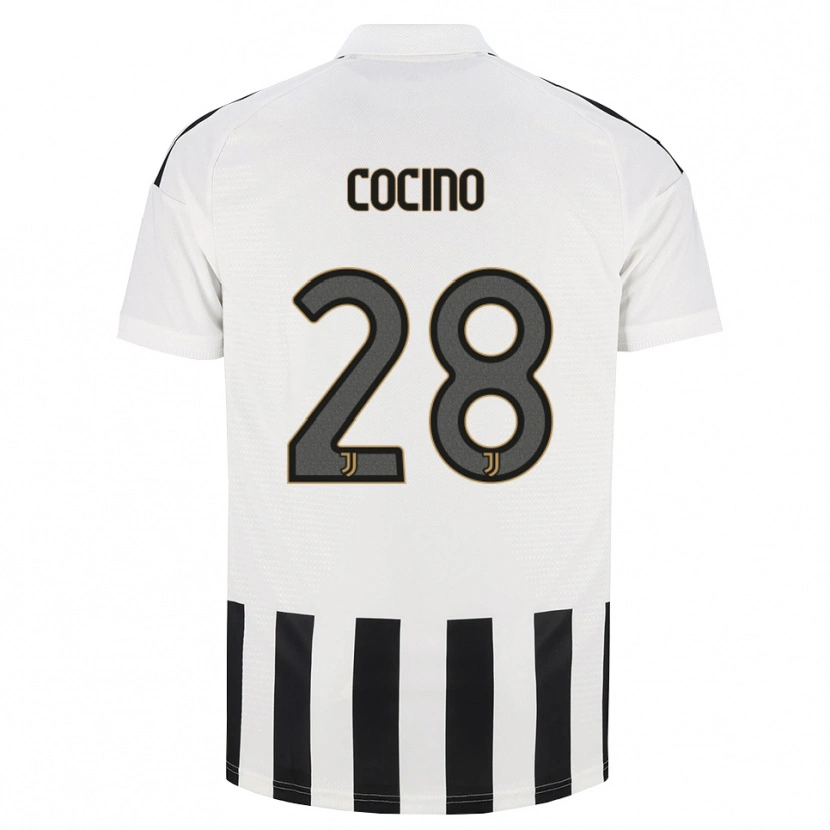 Danxen Kinderen Martina Cocino #28 Zwart Wit Bruin Thuisshirt Thuistenue 2026/27 T-Shirt